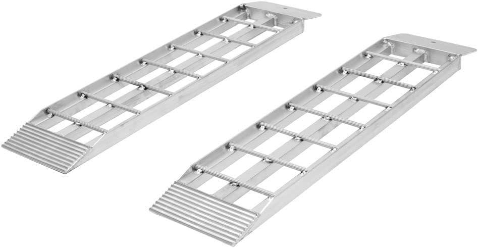 Guardian Dual Runner Shed Ramps 3' L with Aluminum Serrated Rungs, 1,500 lb. Capacity