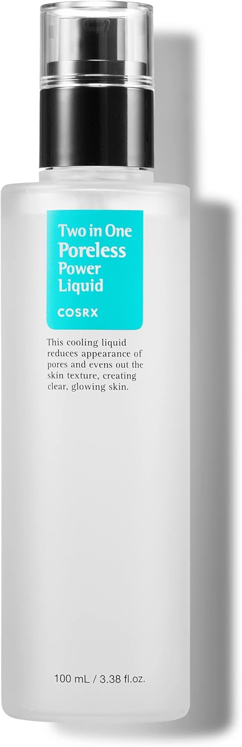 COSRX Two in One Poreless Power Liquid with BHA 3.38fl.oz | Facial Moisturiser to Tighten Pores and Exfoliate Skin for Smooth and Clear Skin | for All Skin Types | No Animal Testing…