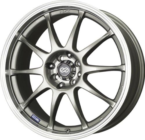 ENKEI - j10-17 Inch Rim x 7 - (5x100/5x4.5) Offset (38) Wheel Finish - silver polished paint