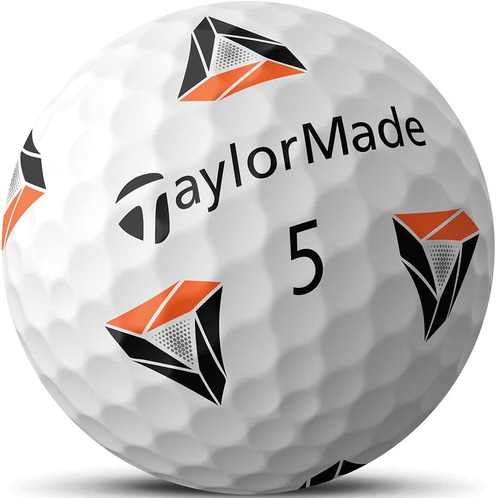 TaylorMade TP5 & TP5x Golf Balls (White, Yellow, Pix)
