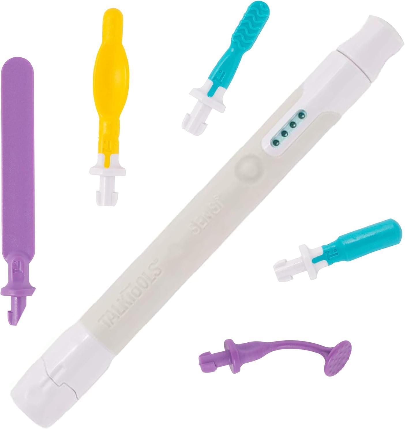 TalkTools Sensi Grey: 5 TIP KIT - Depressor Purple Tip Kit
