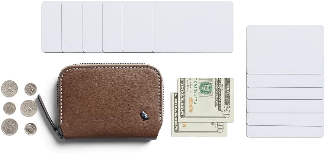 Bellroy Folio Mini, Leather Coin Wallet - Hazelnut