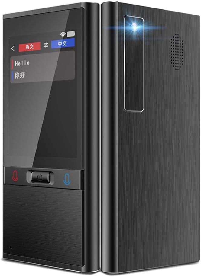 Smart Language Translator Device, 106 Languages Instant Offline Real-time Simultaneous Translator, 2.8 Inch Touch Screen, WiFi Pocket Electronic Translators