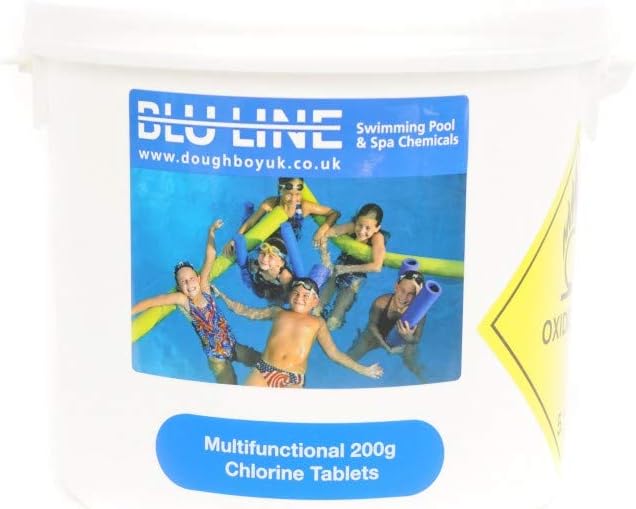 5 kg Multifunctional 200g large chlorine tablets for swimming pools