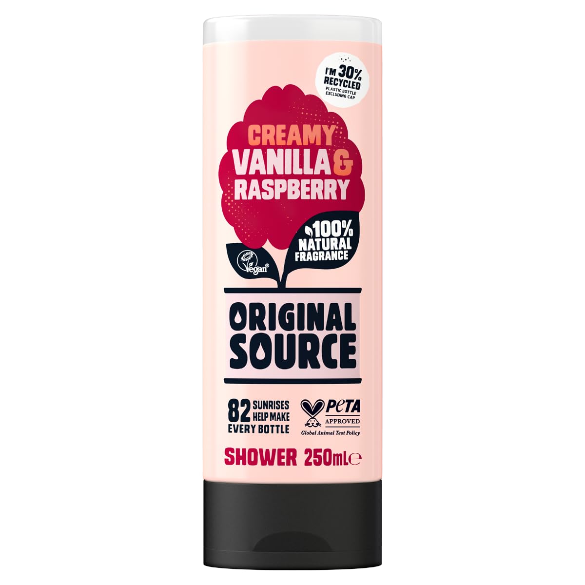 Cussons Vanilla Milk and Raspberry Original Source Shower Gel