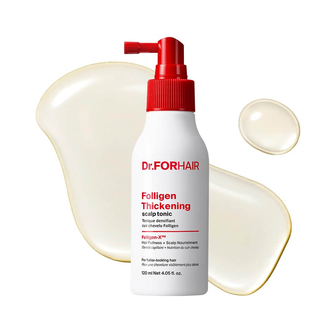 Dr.FORHAIR Folligen Tonic | Scalp Serum for Hair Care | Scalp Care and Nourishment | Revitalizing Tonic for Healthy Scalp & Hair Thickening, 4.06 fl oz
