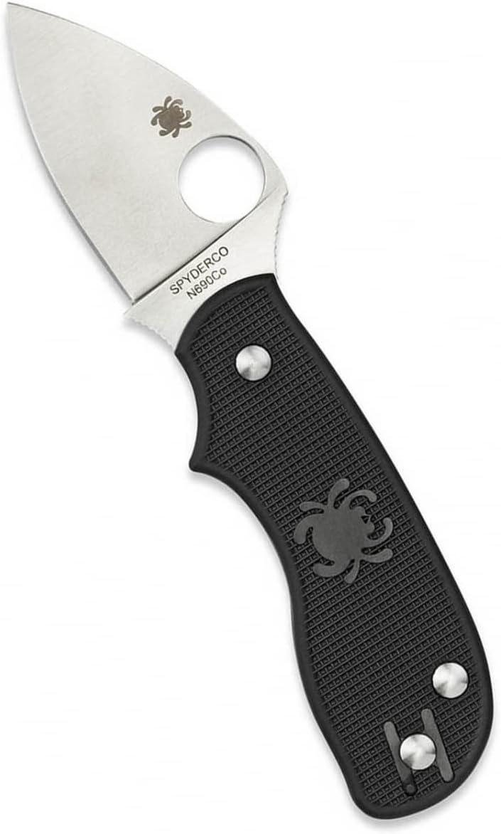 Spyderco Squeak Outdoor Folding Knife available in Black