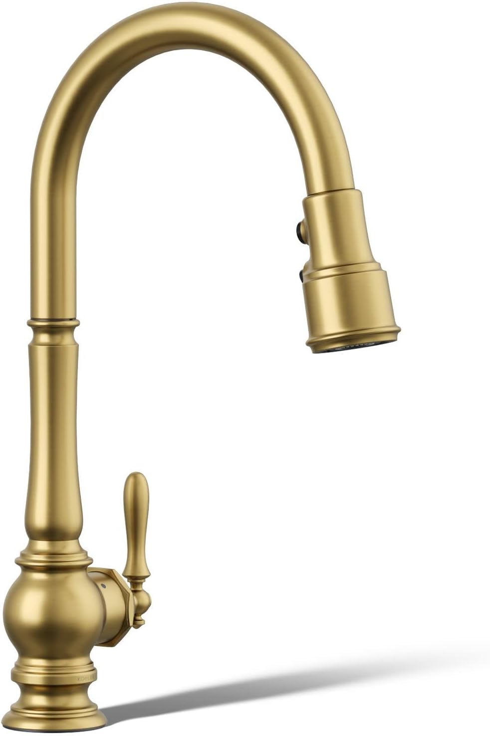 Kohler 29709-2MB Artifacts Kitchen Sink Faucet, Vibrant Brushed Moderne Brass