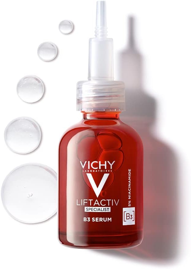 Vichy Liftactiv B3 Pigment Specialist Anti-Dark Spots Serum, With 5% Niacinamide, Melasyl, and AHA For Hyperpigmentation & Wrinkles, All Skin Types, 30ml