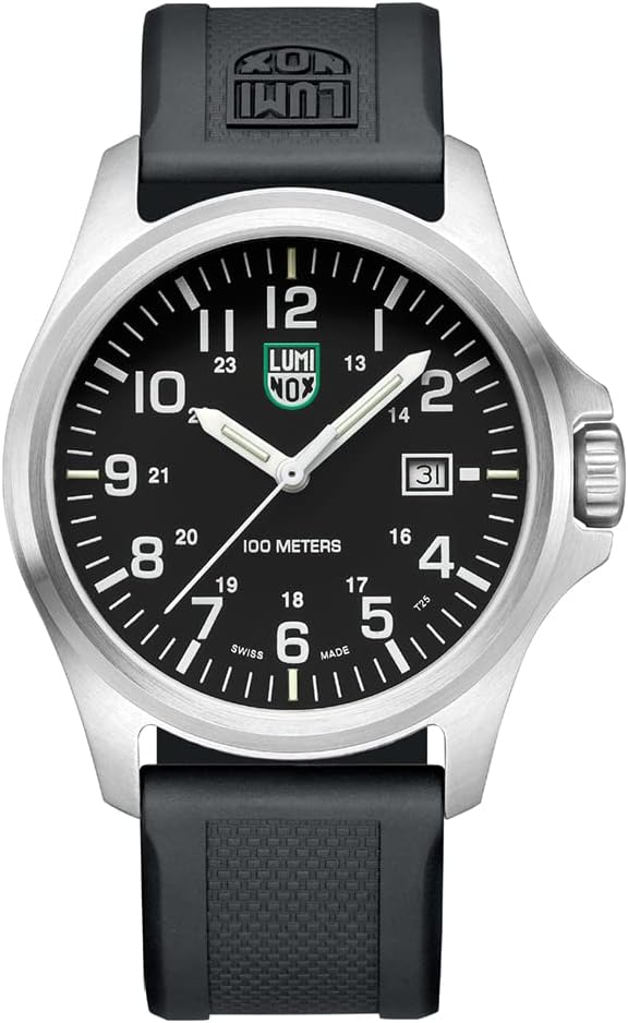 Luminox G - CARBONOX Steel - Mens Watch 43 mm - Military Watch - Date Function - 100m Water Resistant - Different Variations - Mens Watches - Made in Switzerland