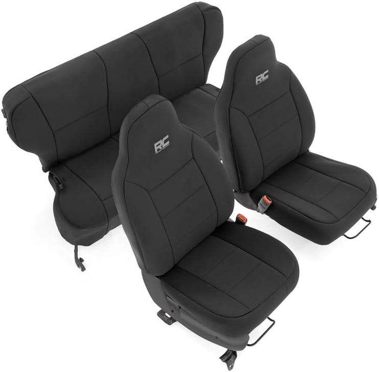 Rough Country Neoprene Seat Covers for 1997-2001 Jeep Cherokee XJ - 91022