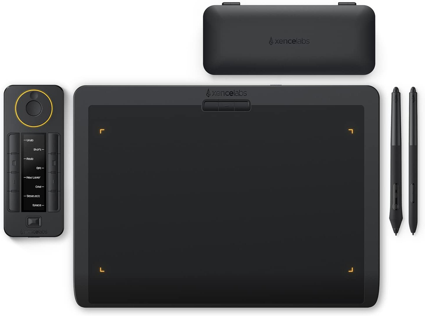Xencelabs Pen Tablet Medium Bundle Professional 12" Drawing Tablet Wireless Graphic Tablet with Quick Keys Ultrathin Drawing Pad with 2 Battery-Free Pens 8192 Levels Pressure for Win-ARM/Win/Mac/Linux