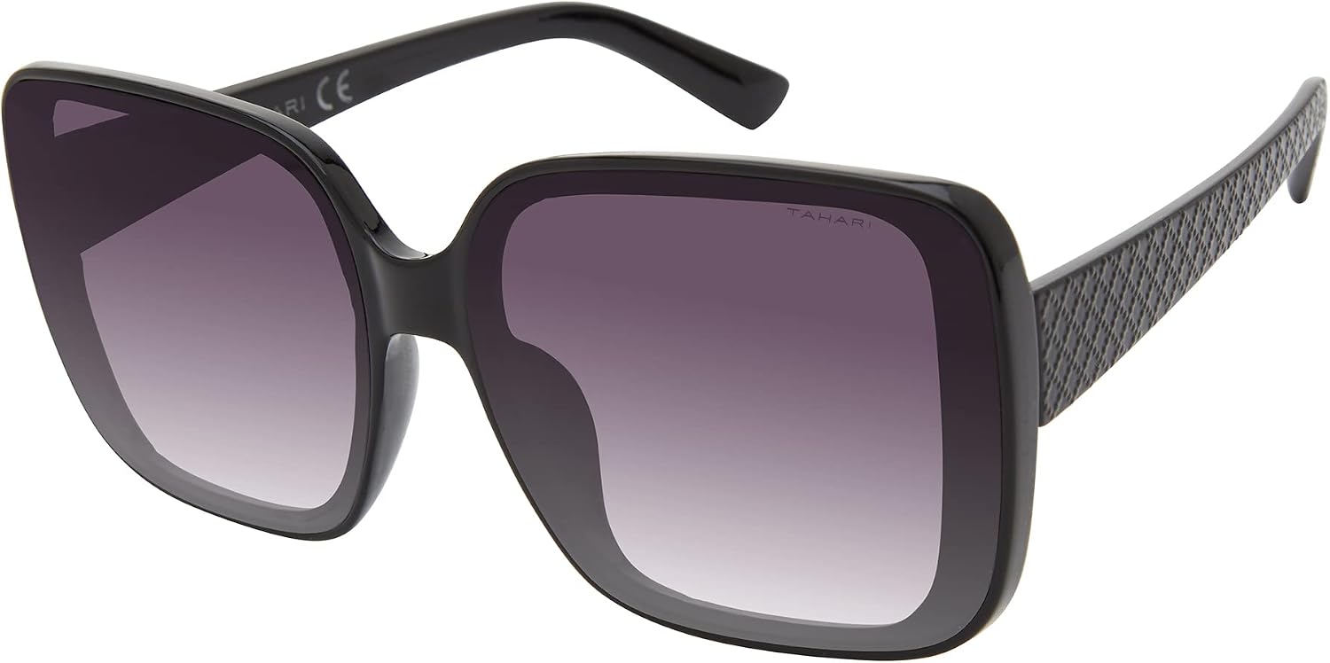 TAHARI womens Square - Retro Oversized Square Sunglasses