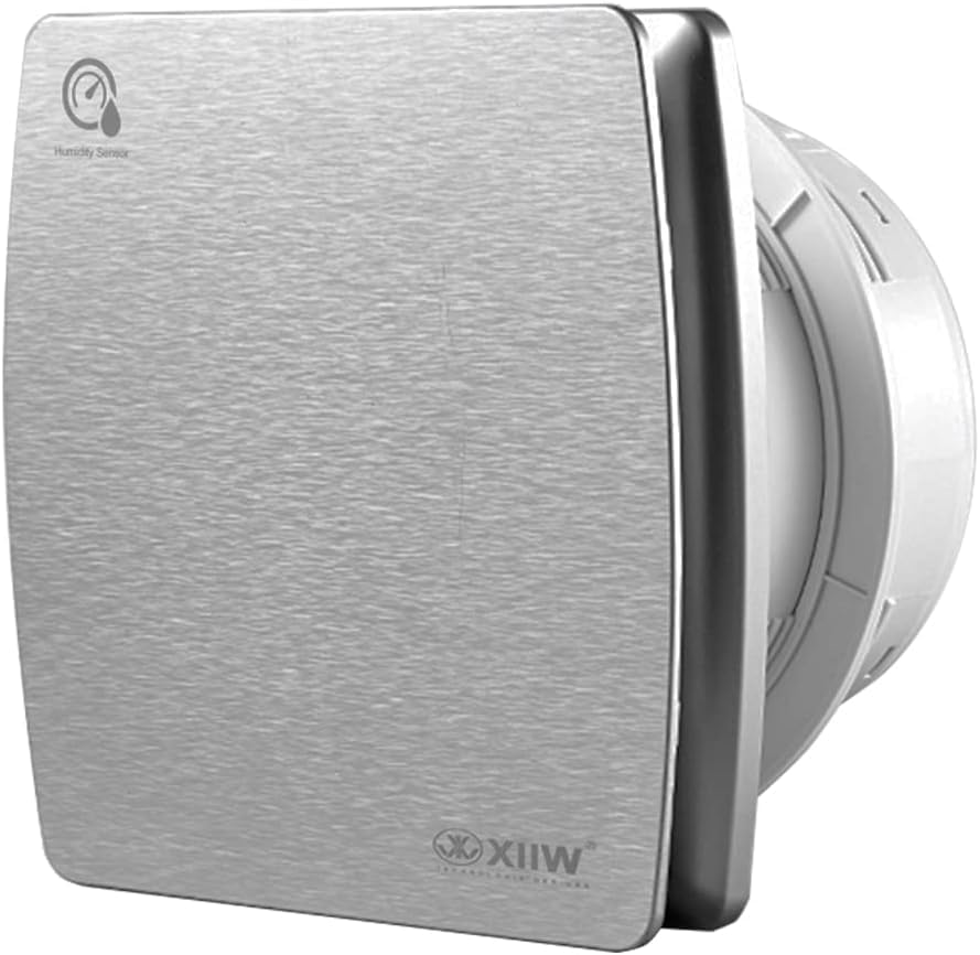 100mm Silent Bathroom Extractor Fan with Humidistat and Timer Overrun Delay