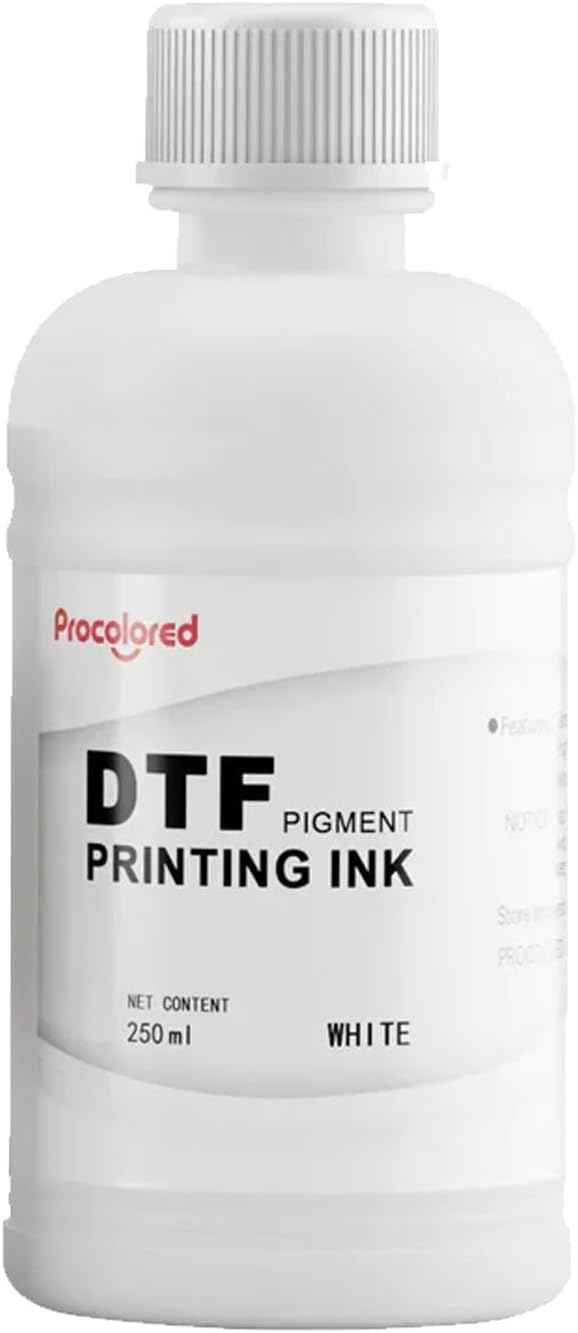Procolored Dtf Ink Refill For L1800 R1390 L800 XP600 Dtf Transfer Printer（500ml White）