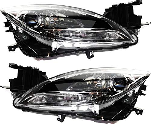 Garage-Pro Headlight Compatible with 2011 2012 2013 Mazda 6 CAPA Assembly Composite Type Set Driver and Passenger Side
