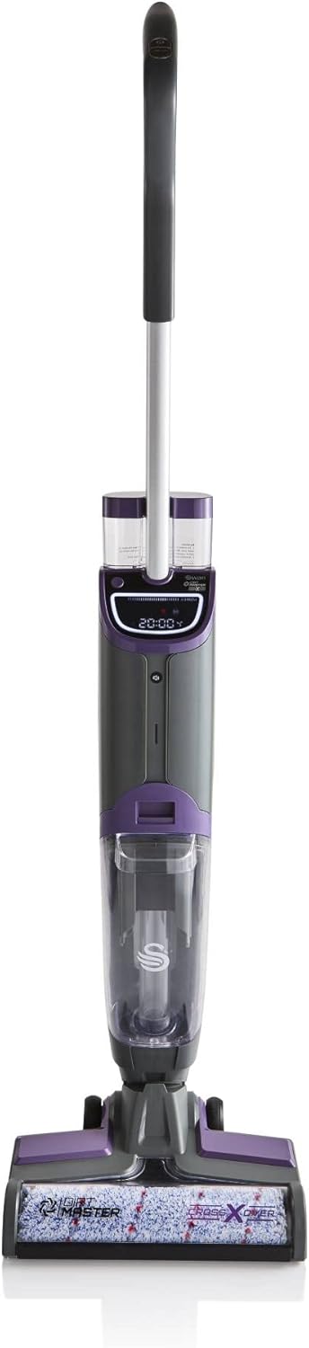 Swan SC51010N Dirtmaster Crossover 3-in-1 Wet Dry Vacuum Cleaner, Multi-Surface Hard floors and Carpets, Cordless, LED Display, Voice Assist