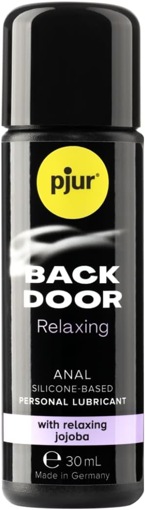 pjur Back Door Relaxing - Silicone-Based, Concentrated Anal Sex Lube with Relaxing Jojoba to Smoothly Prep for Intense Play - Long-Lasting, Water-Resistant Lubricant Sex Gel for Couples (30ml)