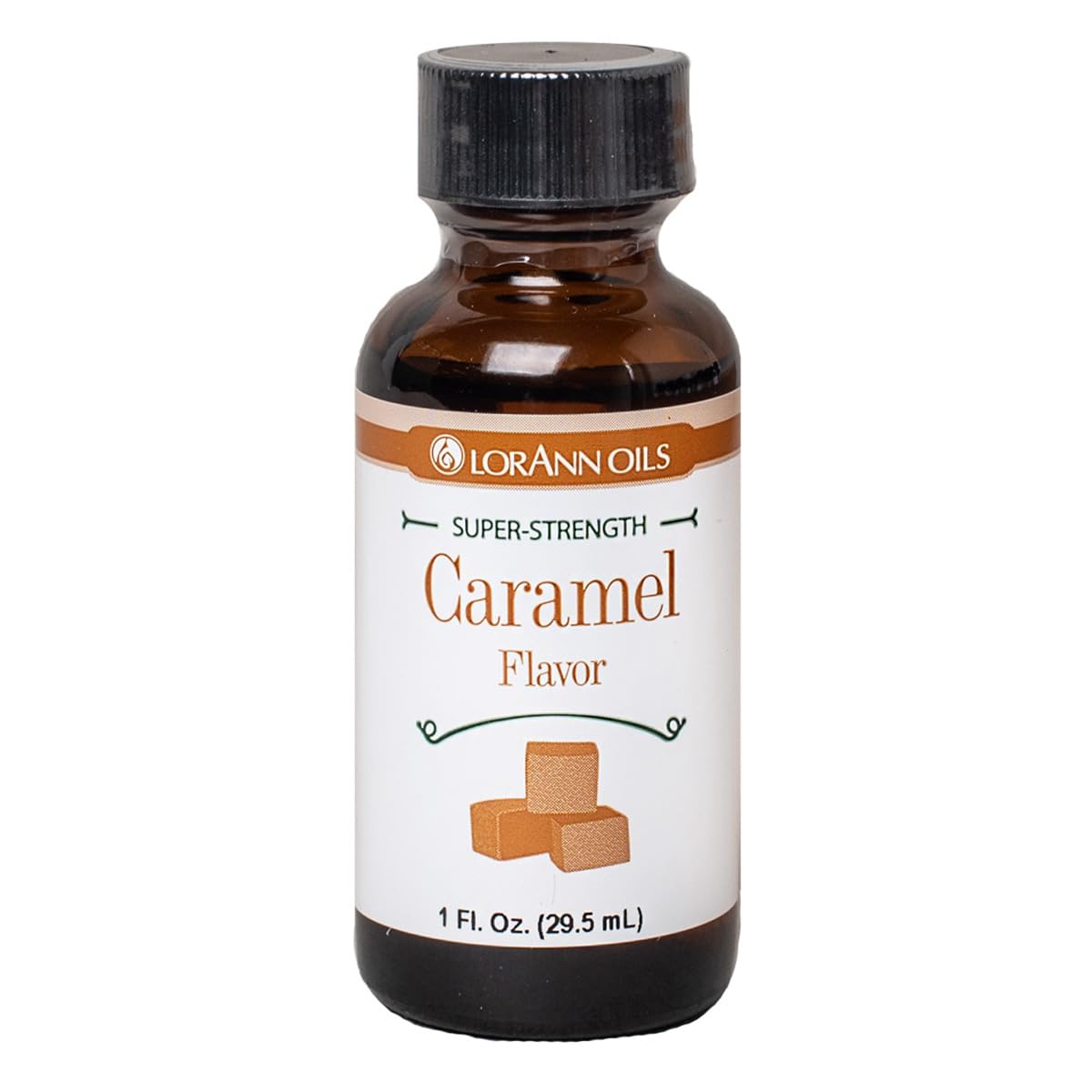 LorAnn Oils Super Strength Caramel Flavoring For Candy Making | 4X Stronger Than Extracts - Used For Candy, Icing, Baking - Concentrated Flavoring Oils - 1 Fl Oz (Pack of 1)