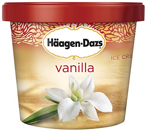 Haagen Dazs, Vanilla Ice Cream, 3.6 Oz. Cup (12 Count)