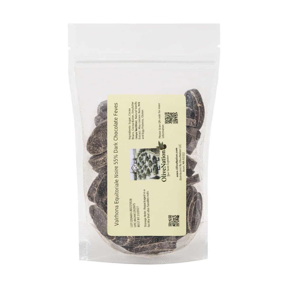 Valrhona Equatoriale 4661 55% Dark Semi Sweet Chocolate Callets from OliveNation - 2 pounds