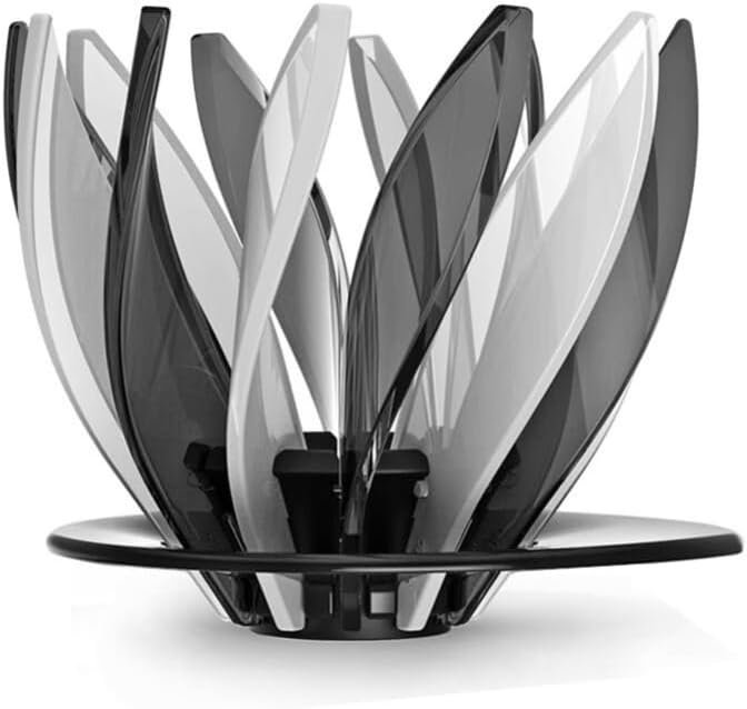 Hario V60 VDSU-02-B&W Dripper, Suiren 02, Black & White, For 1-4 Cups, Coffee, Hand Drip 2024 Limited Edition, Spiral Rib
