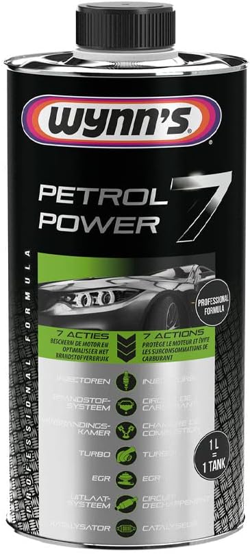 Wynn's Petrol Power 7 Full Action 7 in 1 Engine Optimising Fuel Additive 1L