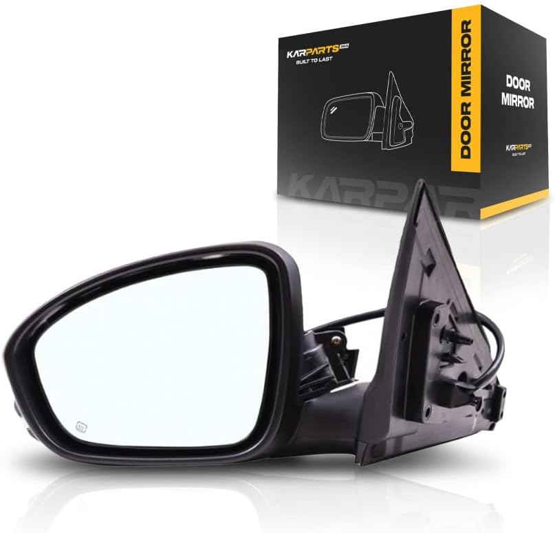 For Nissan Sentra 2020 2021 2022 Door Mirror Driver Side | Power | Heated | Manual-Folding | w/Turn Signal Light | Replacement For NI1320327 | 96302-6LB1A, 96374-6LB0H