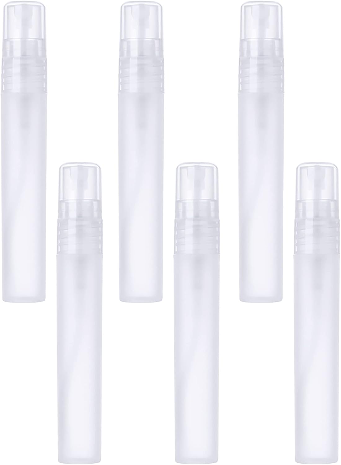 IRYNA Small Spray Bottle 6Pcs 10ml Mini Spray Bottle Portable Perfume Bottle Refillable Spray Empty Fine Mist Travel Bottles Set for Personal Beauty Care Cosmetic Makeup