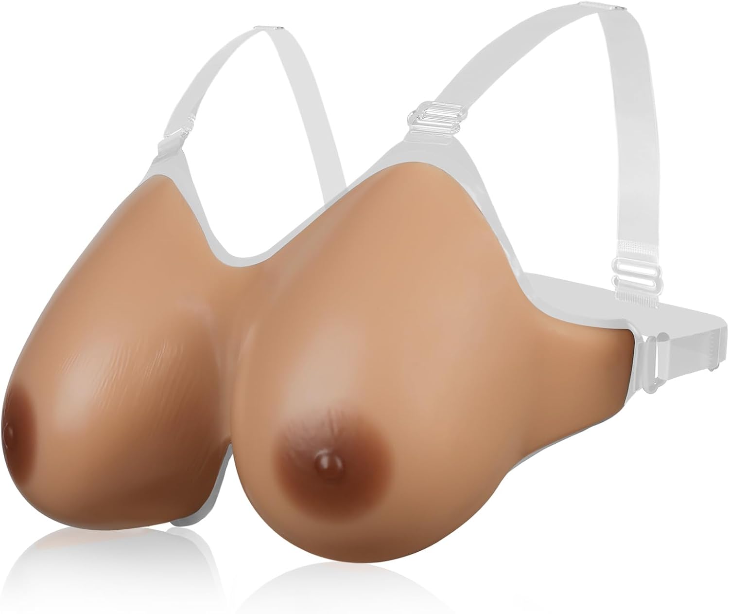 Vollence Strap On Silicone Breast Forms for Mastectomy Prosthesis