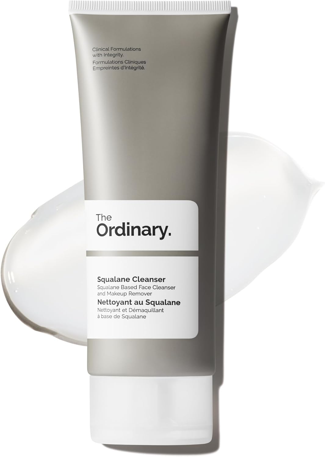 The Ordinary Squalane Cleanser, Hydrating Makeup Remover, Supports Moisture Barrier, 150ml