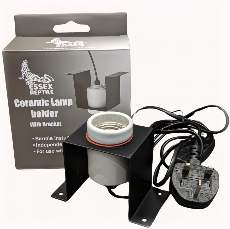 Ceramic Lamp Holder - with Bracket