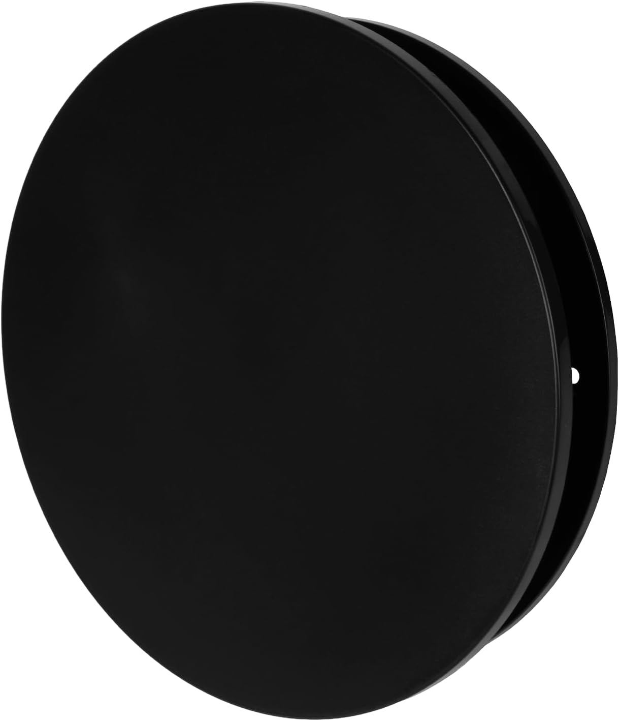 Repa Market 5 inch Round Black Plastic Air Vent Diffuser – HVAC Duct Air Intake, Exhaust Circular Vent Cover - Adjustable Vent for Home - Wall Vent Air Diffuser - Round Ceiling Diffuser - Soffit Vent