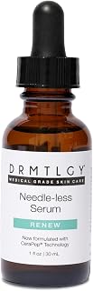 DRMTLGY Needle-less Serum - Anti-Aging Serum for Fine Lines & Wrinkles - Niacinamide Serum with Potent Blend of Hyaluronic Acid, Peptides & Ceramides, 1 fl oz