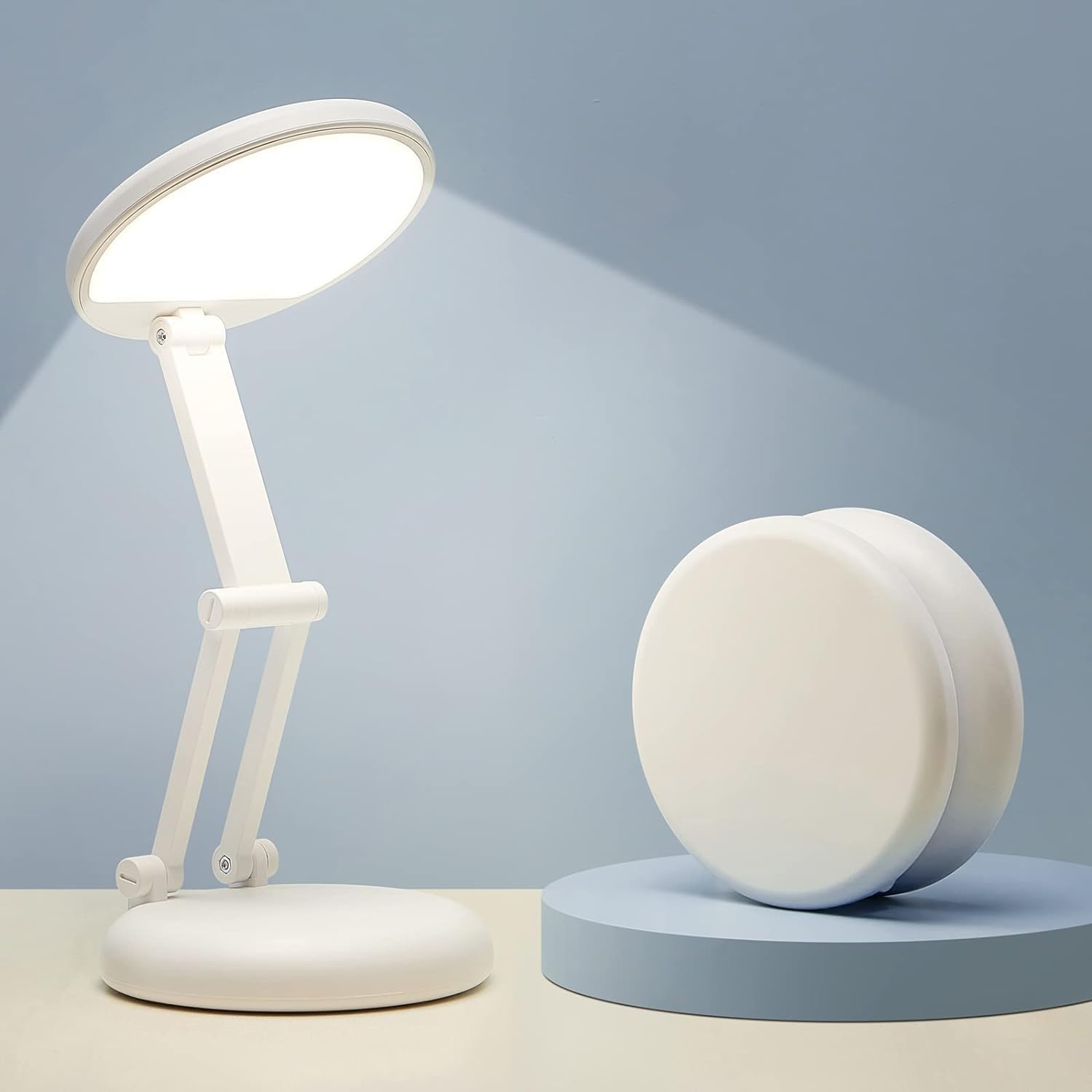 One Fire Battery Operated Table Lamps for Bedroom, Reading Bedside Table, Lamps, Light, Desk Lamp, Powered Lamp