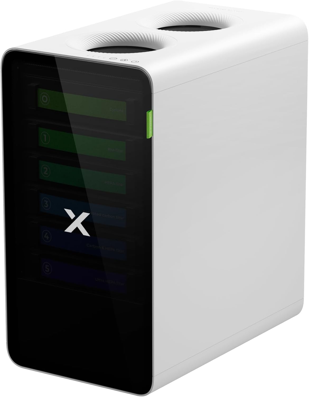xTool SafetyPro AP2 Smoke Purifier for Laser Engraver, SuperCyclone System 6-Layer Filtration for Dust & Odors, Quiet Operation for Diode Fiber Laser Engraving Machine and CO2 Laser Cutter