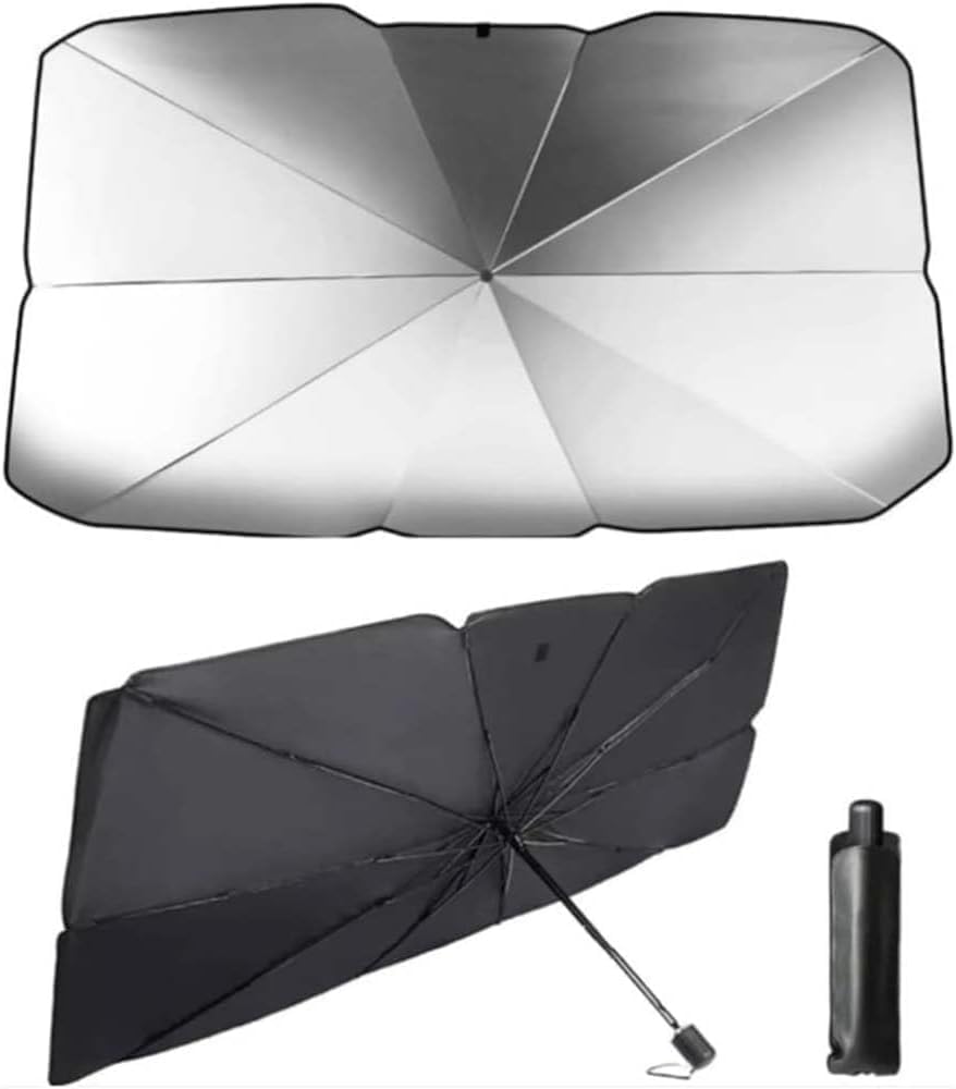 LIAOAL Car Front Windscreen Sun Shade,for Nissan Terra 2018 Foldable Protector Heat Insulation Windscreen Visor,Folding Sun shade Insulated.