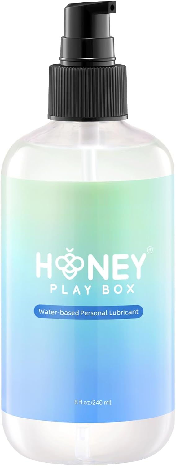 Water-Based Lubricant – Personal Lube for Men, Women & Couples – Anal Lubricant for Smooth, Long-Lasting Comfort – Non-Sticky, Toy-Compatible, Easy to Clean – 8 FL Oz