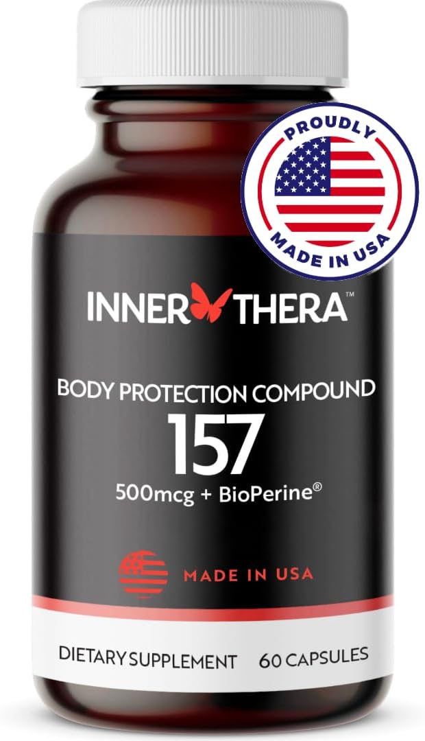 Extra-Strength BP-C157-500mcg 157 Peptide Capsules (2 Month Supply) - Muscle Health - Tissue Health - Gut Health - Rapid Recovery - Strength and Wellness - 60 Capsules