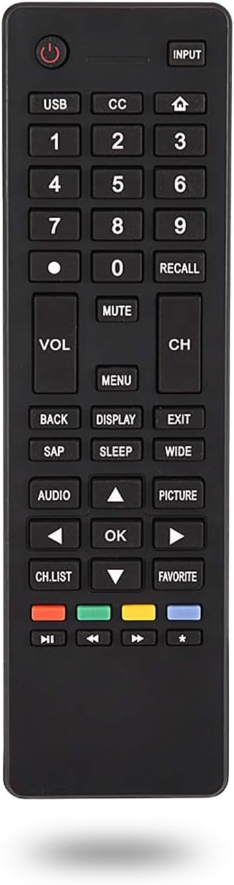 HTR-A18M Replacement Remote Control for Haier LCD LED Smart TV LE58F3281 32D3000 55D3550 40D3500M 48D3500 LE48M600M80 LE50M600M80 LE32M600M20 LE32F32200 65D3550 LE39M600M80