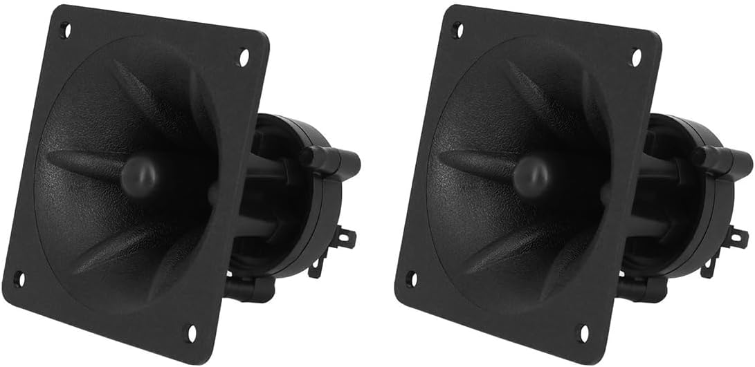 2PC Piezoelectric Tweeters Loudspeaker Treble Square Speaker Tweeter for Sound System Tweeter for Equipment