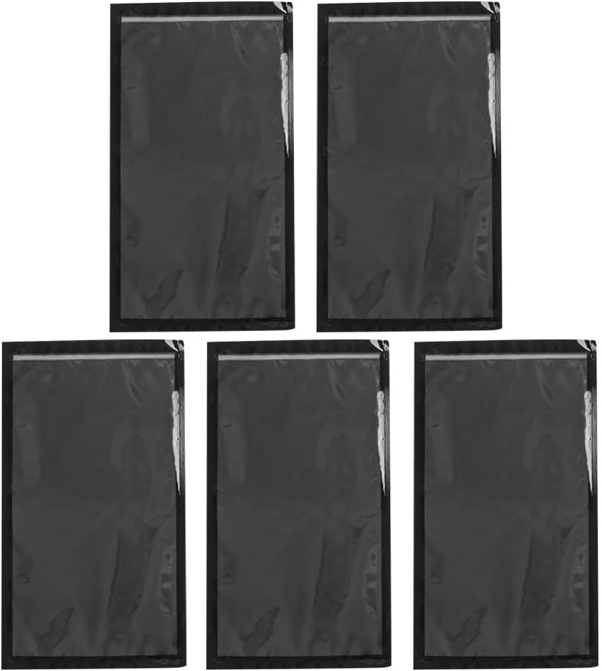 5Pcs Portable Travel Humidor Bag - Durable Plastic Holder with Humidifier, Keeps Fresh and Sealed, Assorted Colors, Holds up to 5