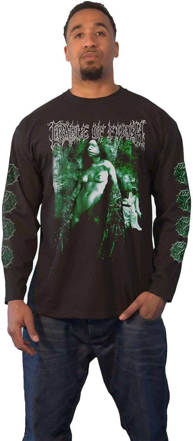 Cradle of Filth Men's Graven Sin Long Sleeve Black
