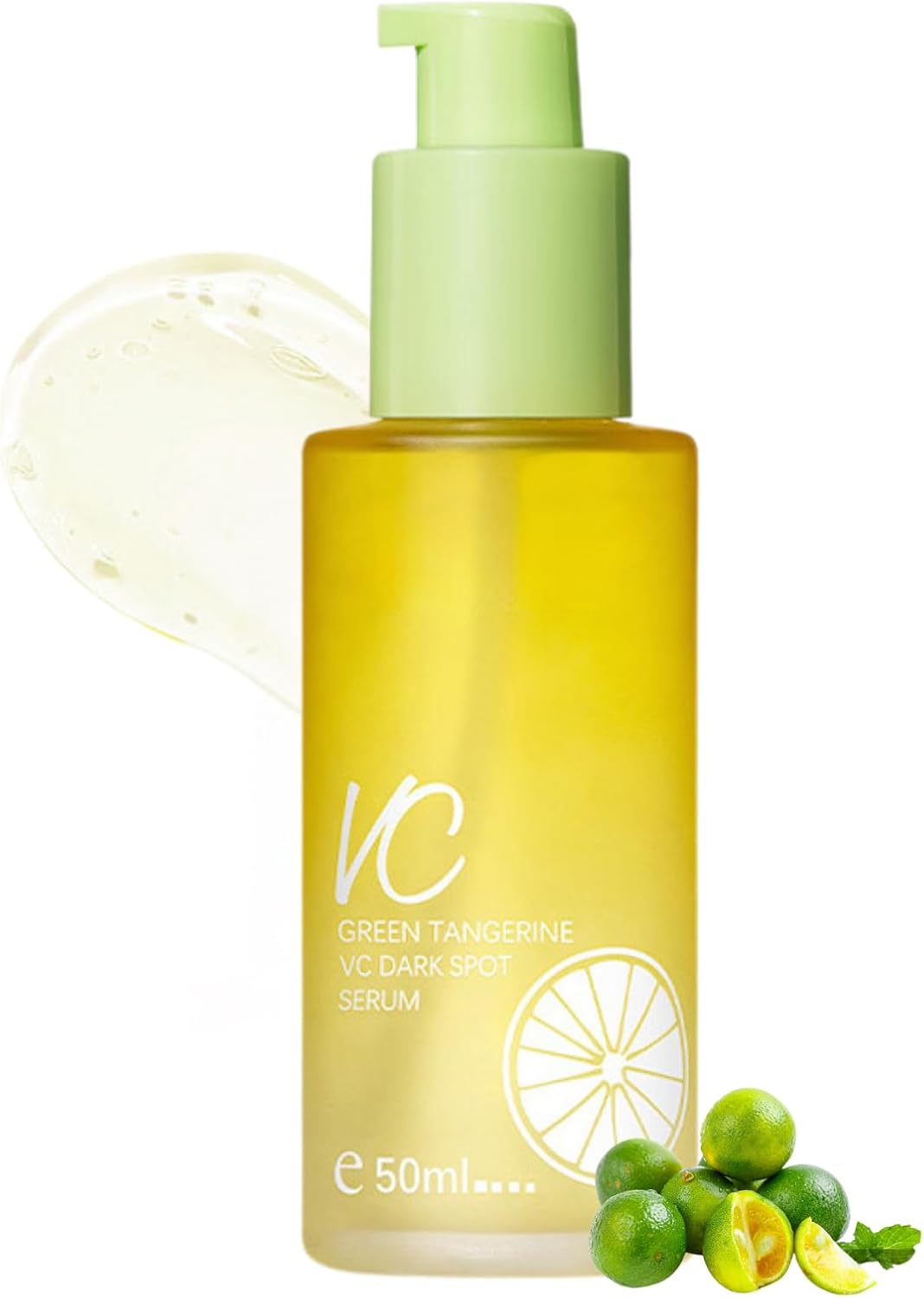 VC Facial Green Tangerine Vita C Dark Spot Serum, Green Tangerine Vitamin C Serum for Face, Vc Dark Spot Remover for Face With Niacinamide, Arbutin, Brightening Serum Fine Lines, Firmer Skin