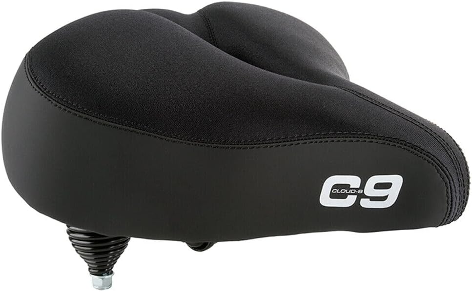 Cloud-9 Cruiser Select Saddle, 10.5" x 10.75", Black Lycra Top