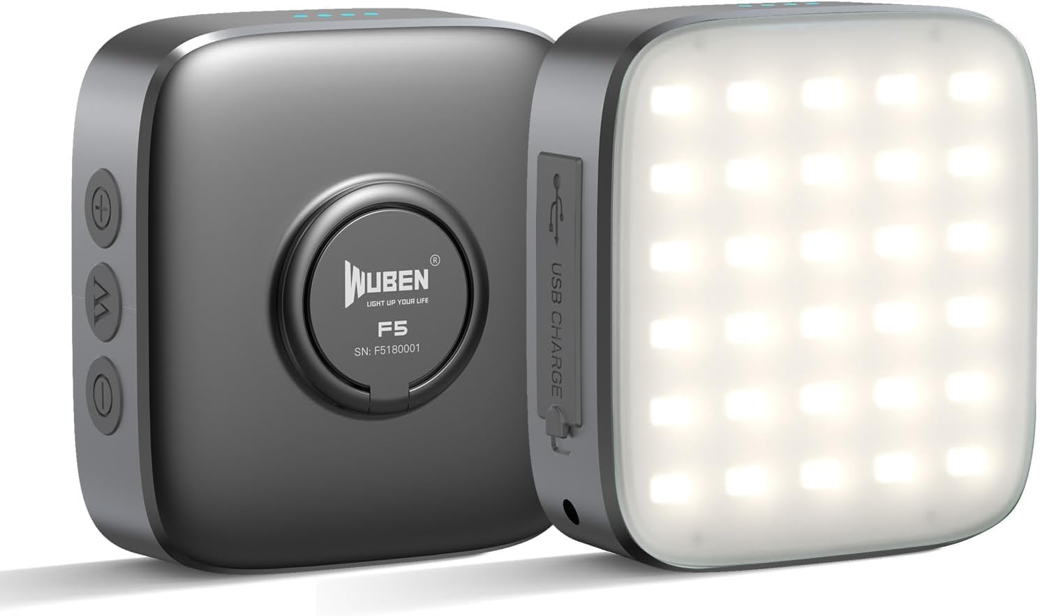 WUBEN F5 Camping Lantern Rechargeable, LED Camping Lights Lamp,Tent Lights for Camping Hanging, with Magnetic Base IP64 Waterproof, 500LM, 3 Light Modes, for Camping, Hiking, Emergency, Power Cuts etc