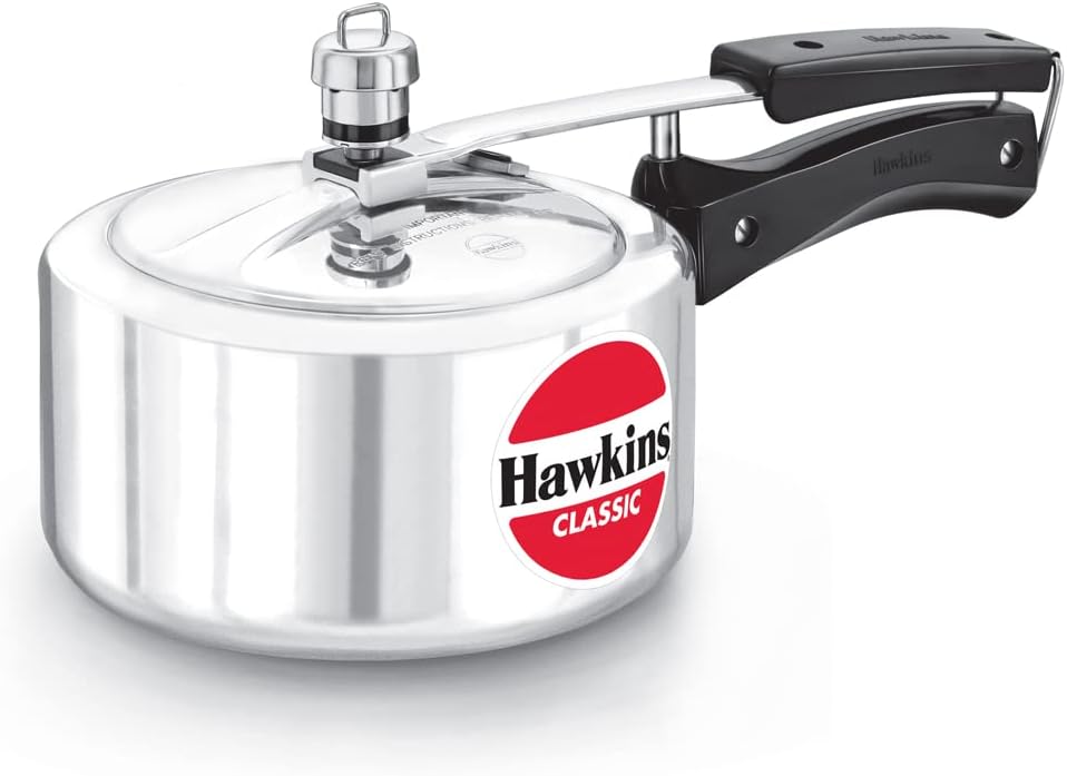 Hawkins Classic Pressure Cookers (2 Litre), Aluminium