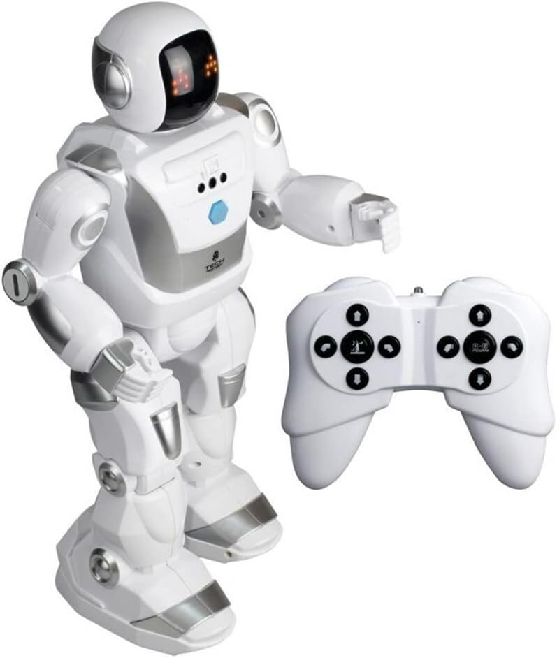 SilverLit 40CM Tall Huge Programme-A-Bot X, Large Gigantic Robot Kids Toy Interactive Walking, Gliding, Dancing Toy Robot 48 Commands, LED Facial Expressions and Sounds, Robots for Kids 5, 6, 7, 8
