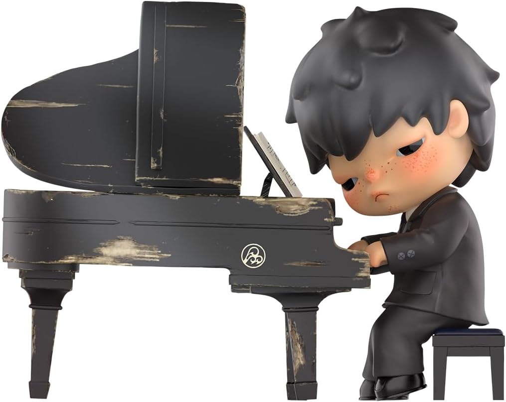 POP MART Hirono The Pianist Figure Articulated Character Premium Design Gifts for Women Fan-Favorite Collectible Toy Art Toy Action Figure