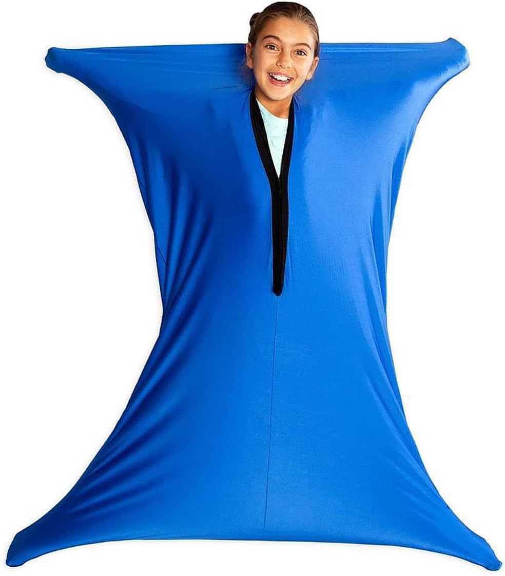 ANCLLO Sensory Full Body Sock for Kids 65"x29" Full-Body Wrap Stretchy Body Sox to Relieve Stress for Children with Autism Anxiety Strong Super Soft Lycra Wrap(Height 60''-70‘’)